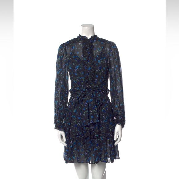 Dorothee Schumacher Silk A-Line Mini Dress - Picture 1 of 6